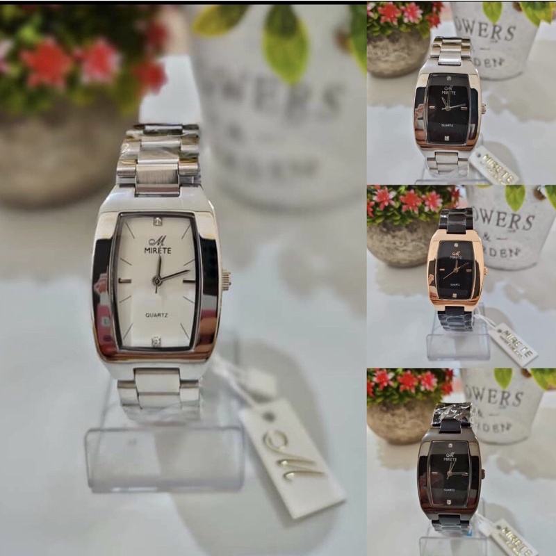 Jam tangan rantai wanita original jam tangan mirete segi jam tangan rantai segi wanita jam tangan ra