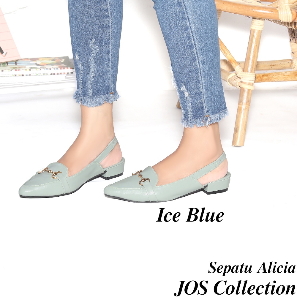 Sepatu Mules Wanita Heels Hak 3 cm  - Alicia by JOS Collection