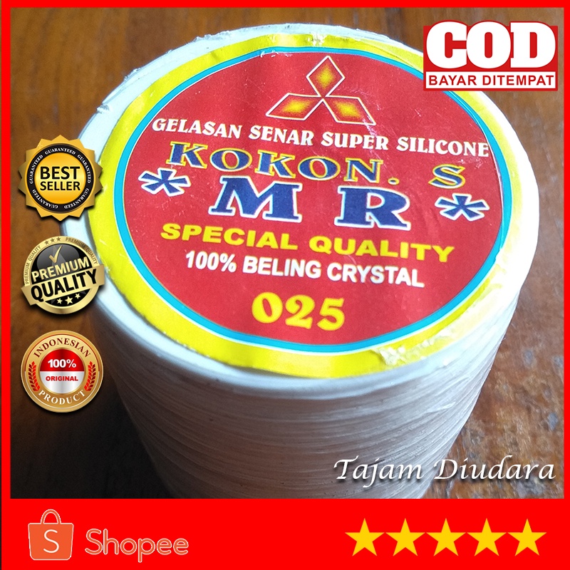 GELASAN MR KOKON ORIGINAL / BENANG GELASAN UNTUK LAYANGAN  / GELASAN SUPER SILICON  / SIZE 0.25 / PA