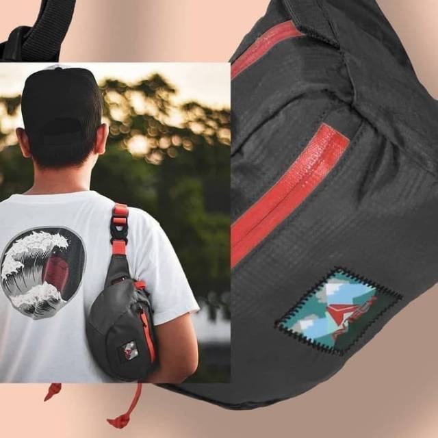 Tas Waist Bag Avtech Nu Munter Tas Selempang Avtech Tas Pinggang Avtech