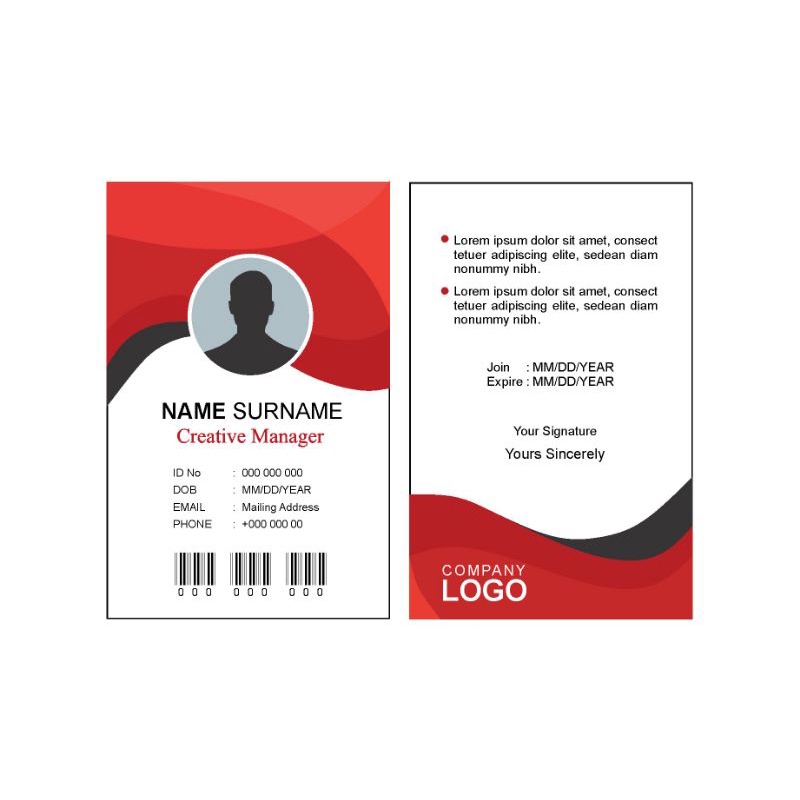 

Cetak ID Card PVC Holder Satuan Custom Premium 2 Sisi Murah Tebal | Cetak Kartu
