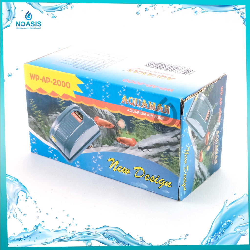 AERATOR MESIN UDARA 1 LUBANG AQUAMAN WP AP 2000 / WP-AP-2000 AQUARIUM