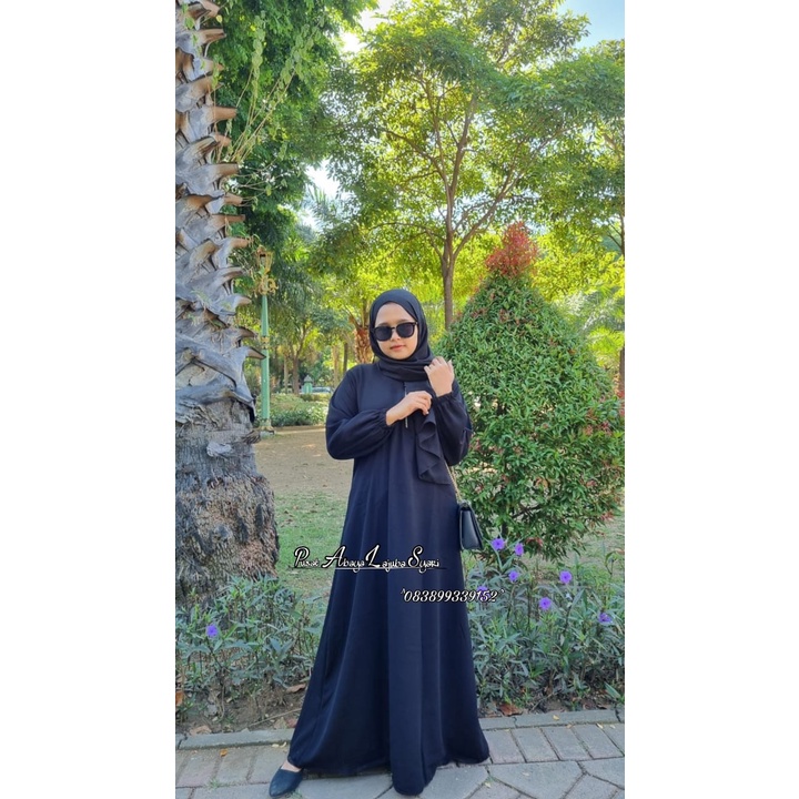 murah gamis turkey-jubah turkey- busana muslim - abaya remaja terbaru-abaya arab kekinian-abaya turki terbaru-motif ZY TANGAN KARET-DRESS HITAM-TERBARU