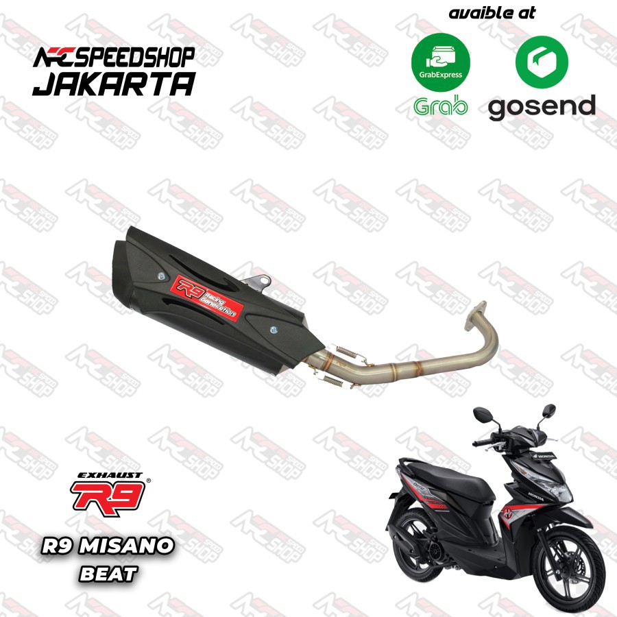 Knalpot R9 Misano Honda Beat 125 RI