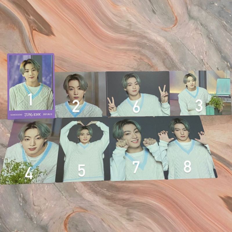 BTS Sowoozoo MPC Mini Photocard PC Official Jungkook JK Unyel Telon Maung Message Special SPC