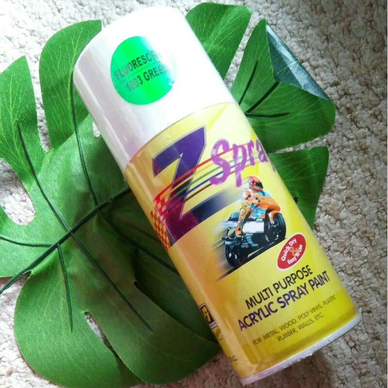

cat semprot RJ LONDON akrilik 300 cc acrylic spray paint zspray fluorescent green hijau pylox motor meja Kayu kursi