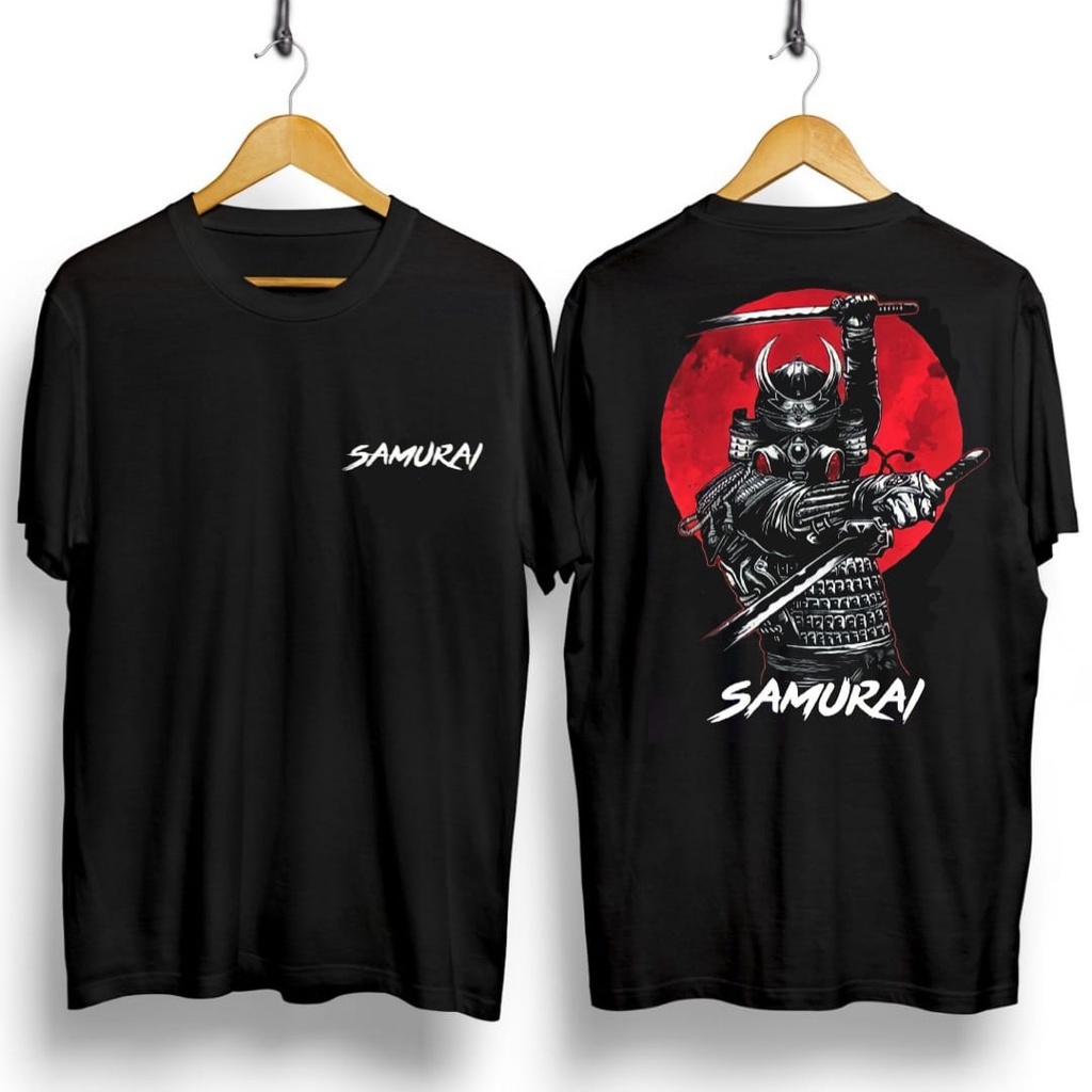 Shalch Trendy  / Kaos Pendek  Pria Motif Way Of Samurai Uk L - XL / Pakaian Pria