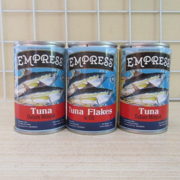 

Sarden Empress Tuna Flakes Kaleng 155Gr