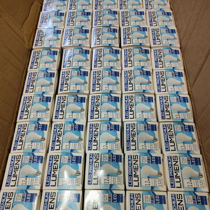 Wow Lampu Led Lumens 12 Watt(1320Lm) Putih 6500K Murah Terang Hemat Energi Murah