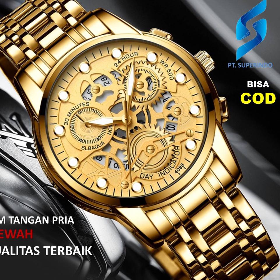 [Art. Y845] jam jm tangan / aksesoris / kado ulang tahun suami pria peria laki laki cowok cowo pacar