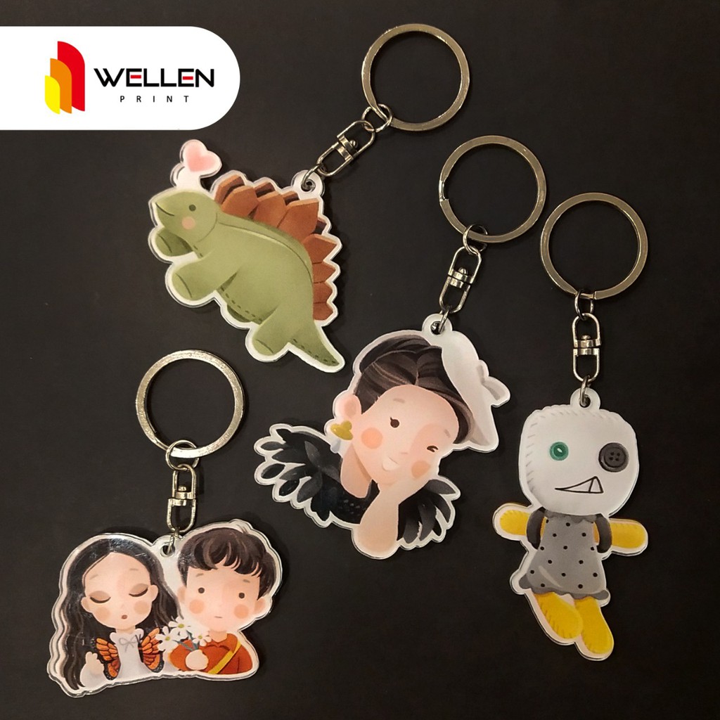 

WELLEN PRINT - Gantungan Kunci It’s okay to not be Okay / Bag Tag its okay to not be okay 2 sisi