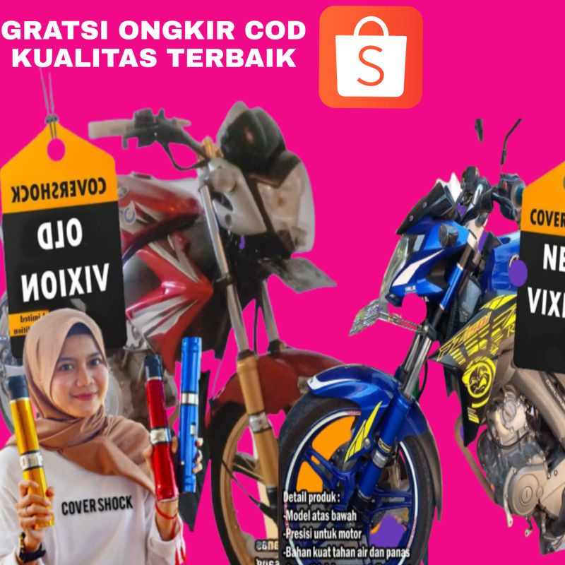 Cover Shock Depan vixion new vixion old