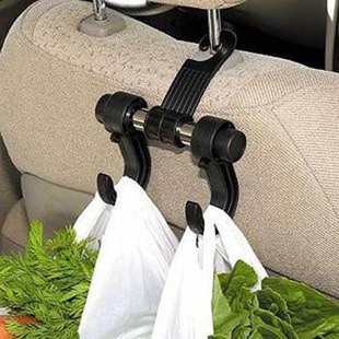 Travelmate gantungan barang / belanjaan mobil (portable car hanger)