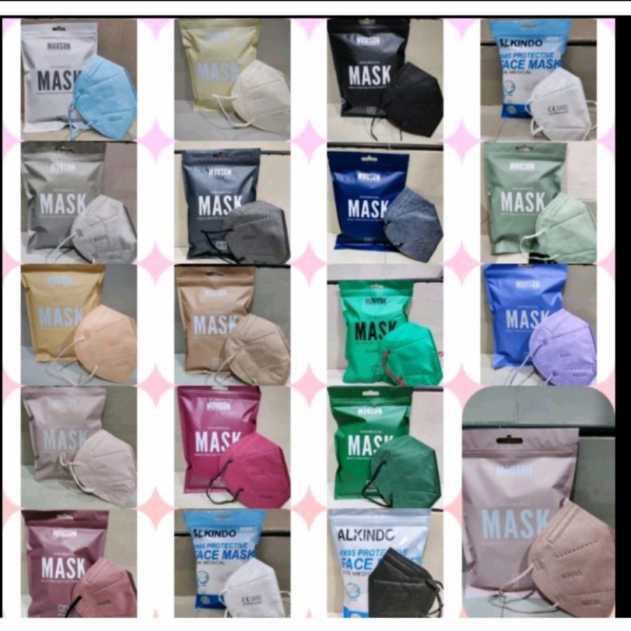 MOUSON EMBOS KN95 - Masker KN95 Mouson Isi 10Pcs Daily Mask/Non Medical