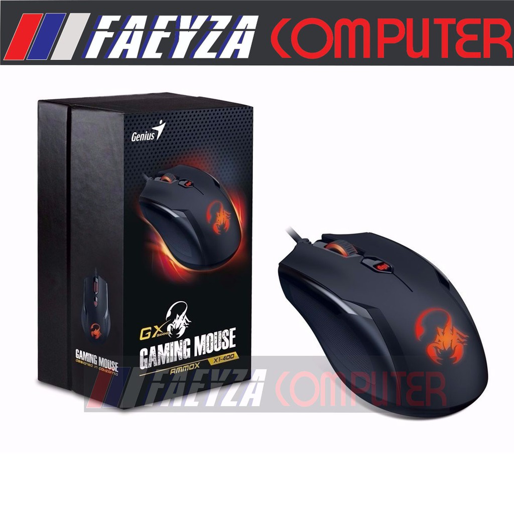 Genius Mouse Ammox X1-400 [Hitam]