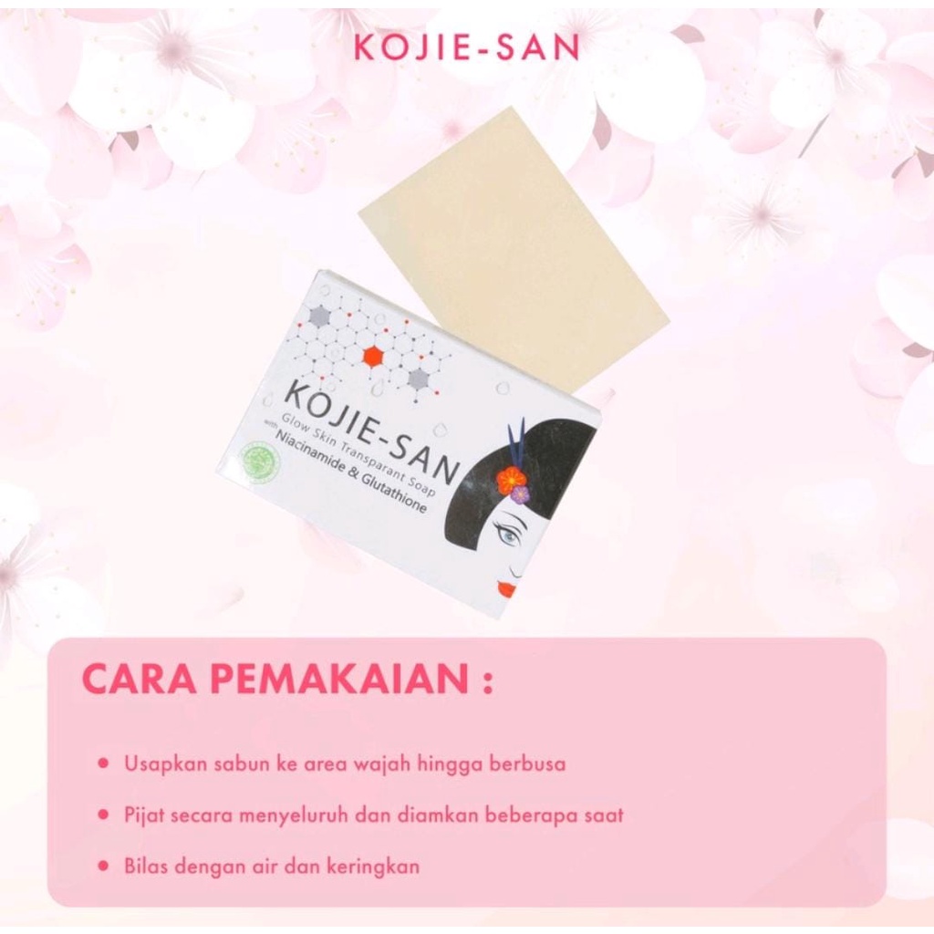 KOJIE SAN Brightening / Goats Milk / Glow Skin Transparant Soap Kojic Acip 65gr 100% original Resmi BPOM