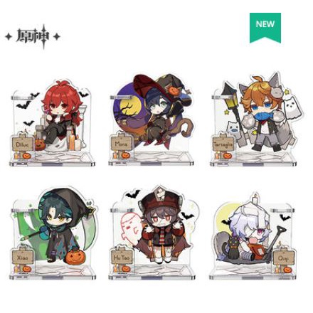 (Ready Stock) Official Merch Genshin Impact -  Pen Holder Genshin Impact Pen Holder Halloween Series