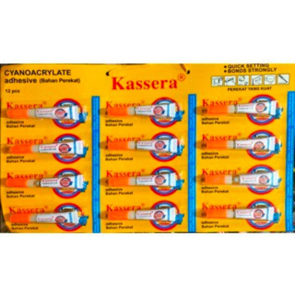 Vinztstore - Lem Power Glue Kassera Lem Super Kuat Lem Perekat Termurah Bisa COD