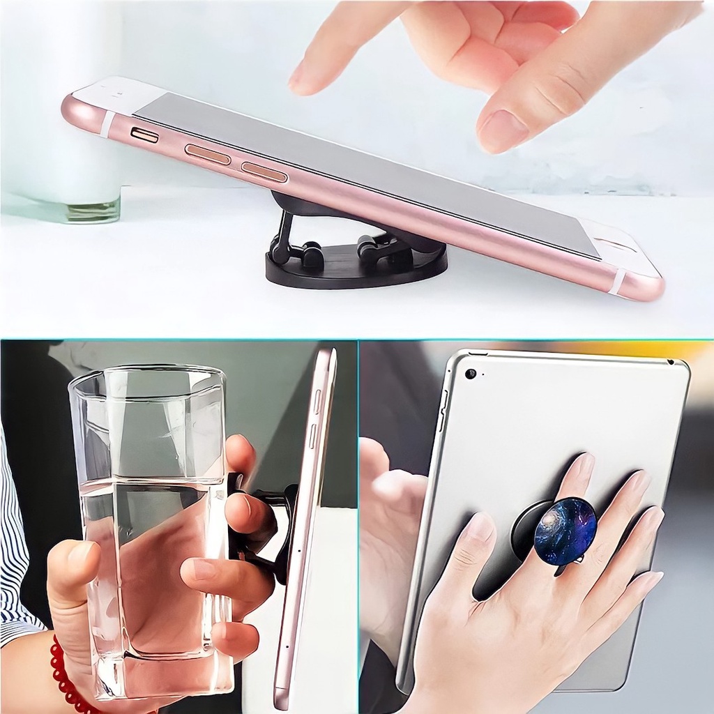 Griptok Ring Holder Socket Phone Holder Polos Grip Tok Stand Hp Universal