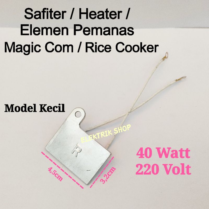 ELEMEN PEMANAS / SAFITER MAGIC COM RICE COOKER MULTI MODEL KECIL 40WATT