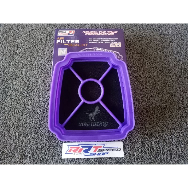 AIR FILTER DUAL KIT UMA RACING Y15ZR / AEROX / PCX150 / FU FI 150