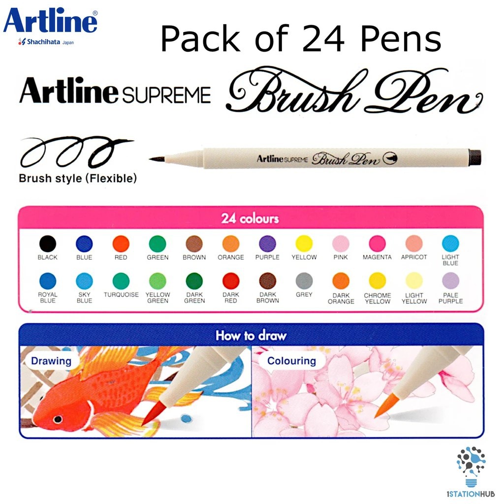

ARTLINE SUPREME BRUSH PEN EPFS-F / 24 W