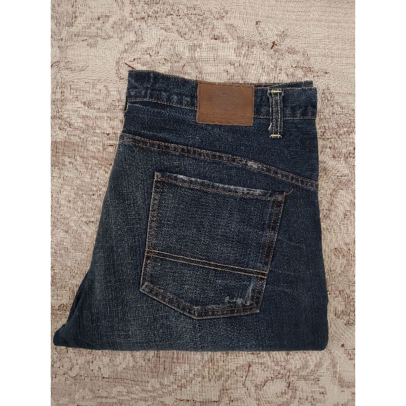 dickies jeans big size 38 warna biru dongker second original