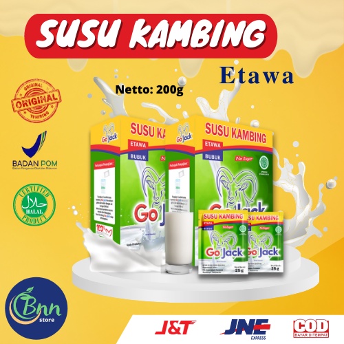 

Susu Kambing Etawa Go Jack Tanpa Gula