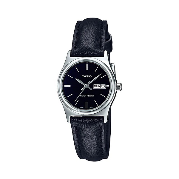Casio General LTP-V006L-1B2 4B / LTP V006L 7B2 Jam Tangan Kulit Wanita