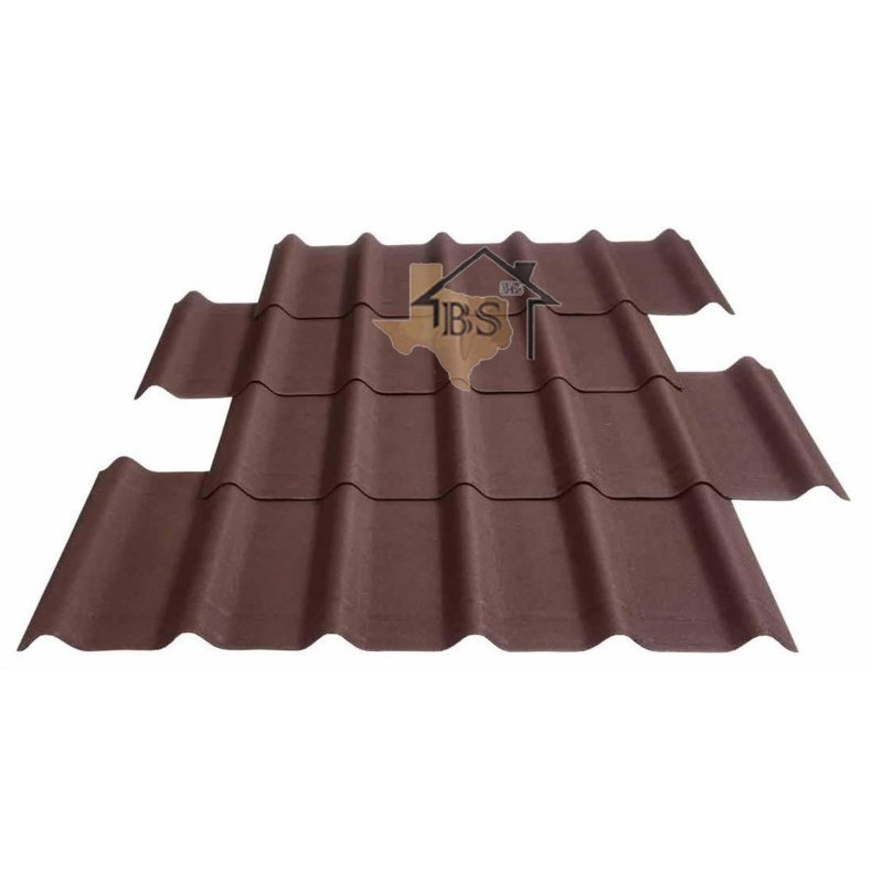 GENTENG ONDUVILLA CLASSIC BROWN ATAP SIRAP BITUMEN 1060MM X 400MM