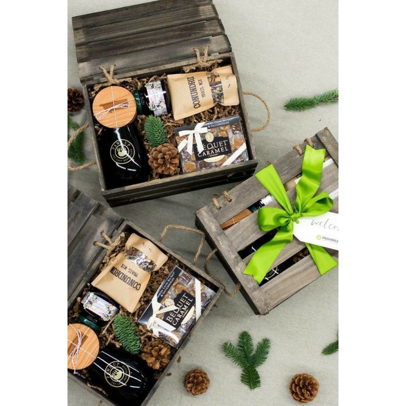 

Hampers Lebaran Idul Fitri Gift Kayu Serbaguna Box Seserahan Box Parcel Box Penyimpanan