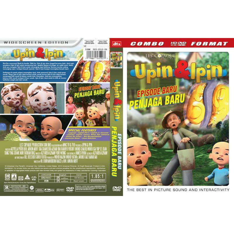 Kaset Film Kartun UPIN DaN Ipin episode baru penjaga Baru