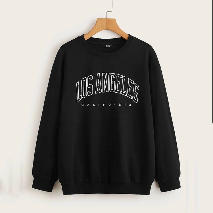 LOS ANGELES SWEATER OBLONG BAHAN BABYTERRY