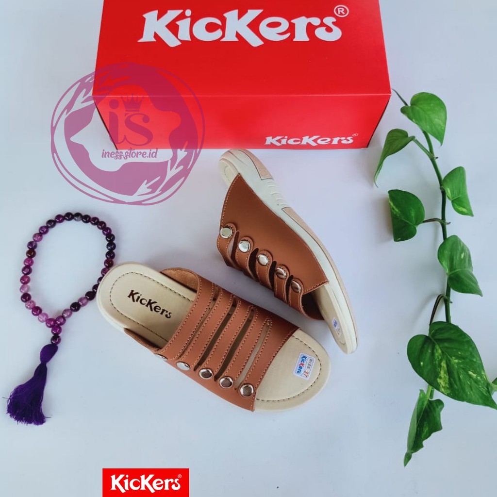 SANDAL SLOP WANITA KICKERS KEREN KODE SLP05 MURAH GROSIR