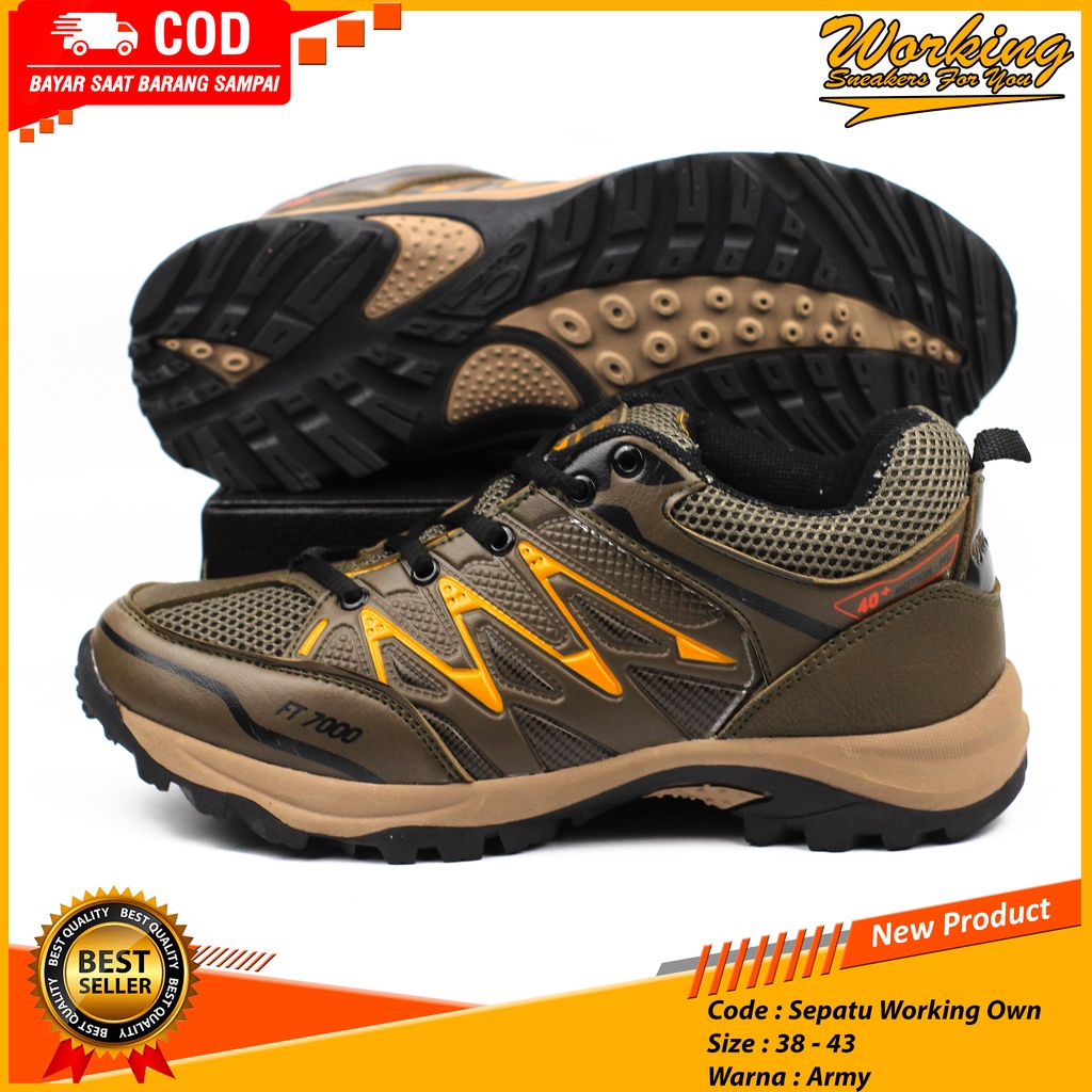 Sepatu Pria Hiking Working Owen Pendek