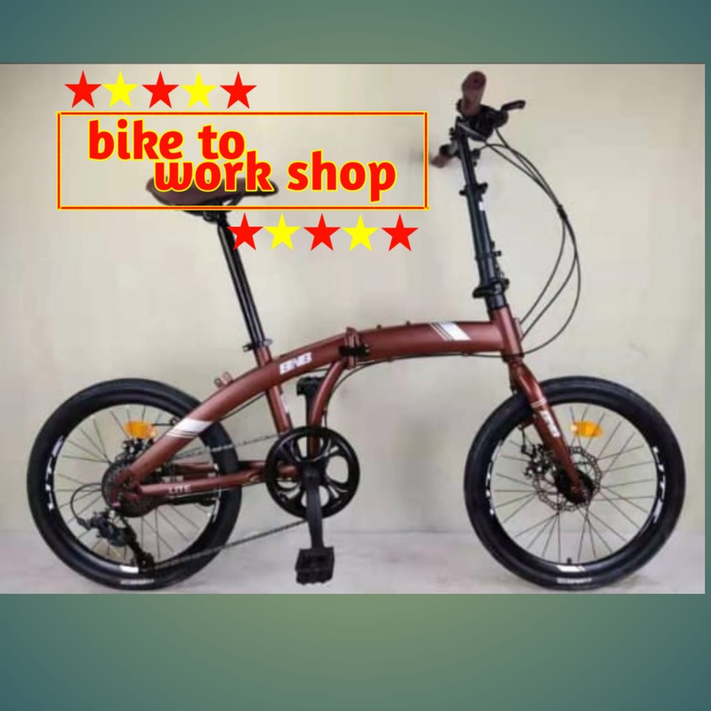 SEPEDA LIPAT BNB CHRIS 20 '' 8 SPEED FOLDING BIKE