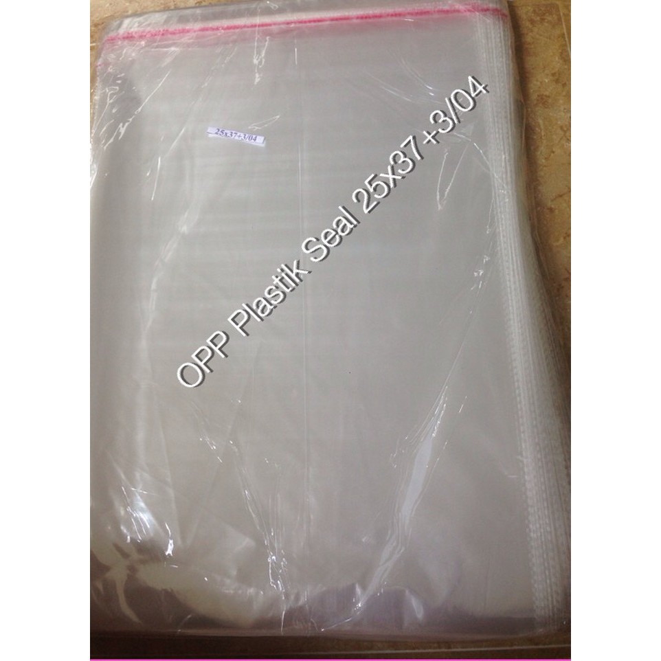 

Plastik OPP Seal Plastik OPP Lem Plastik OPP Baju Plastik OPP Bening 25x35 Ukuran Amplop Coklat 0,4