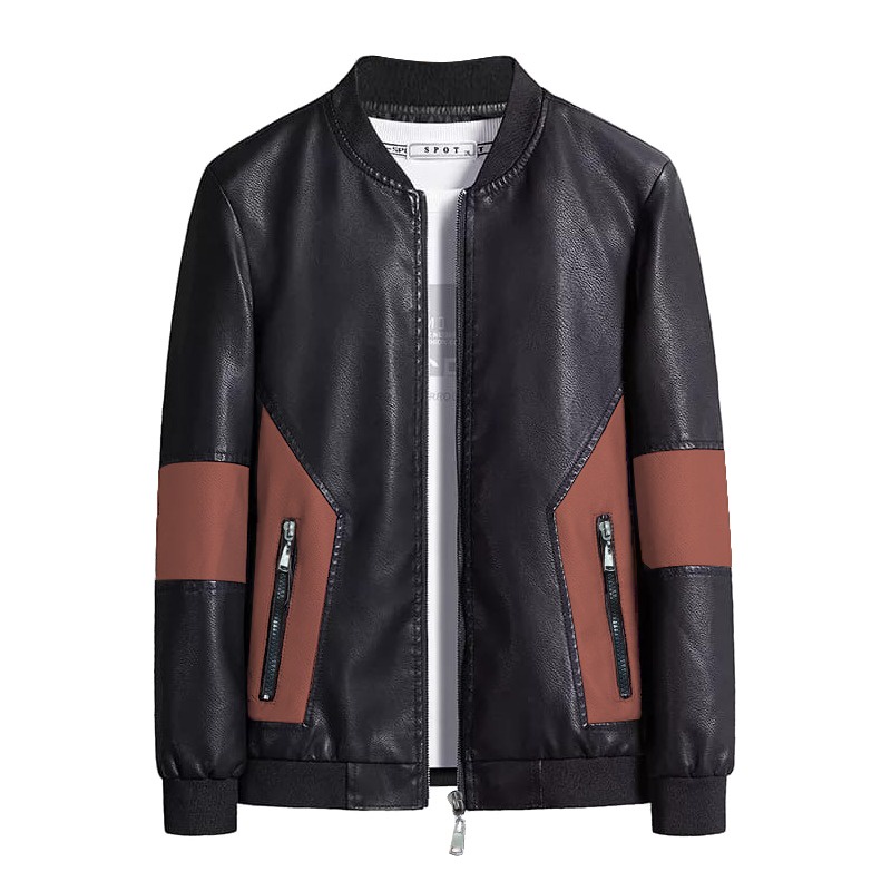 Jaket Motor Pria X Urband Semi Kulit Viena A306