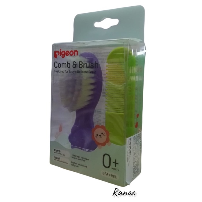 Pigeon Comb and Hair Brush Set - Sisir Bayi