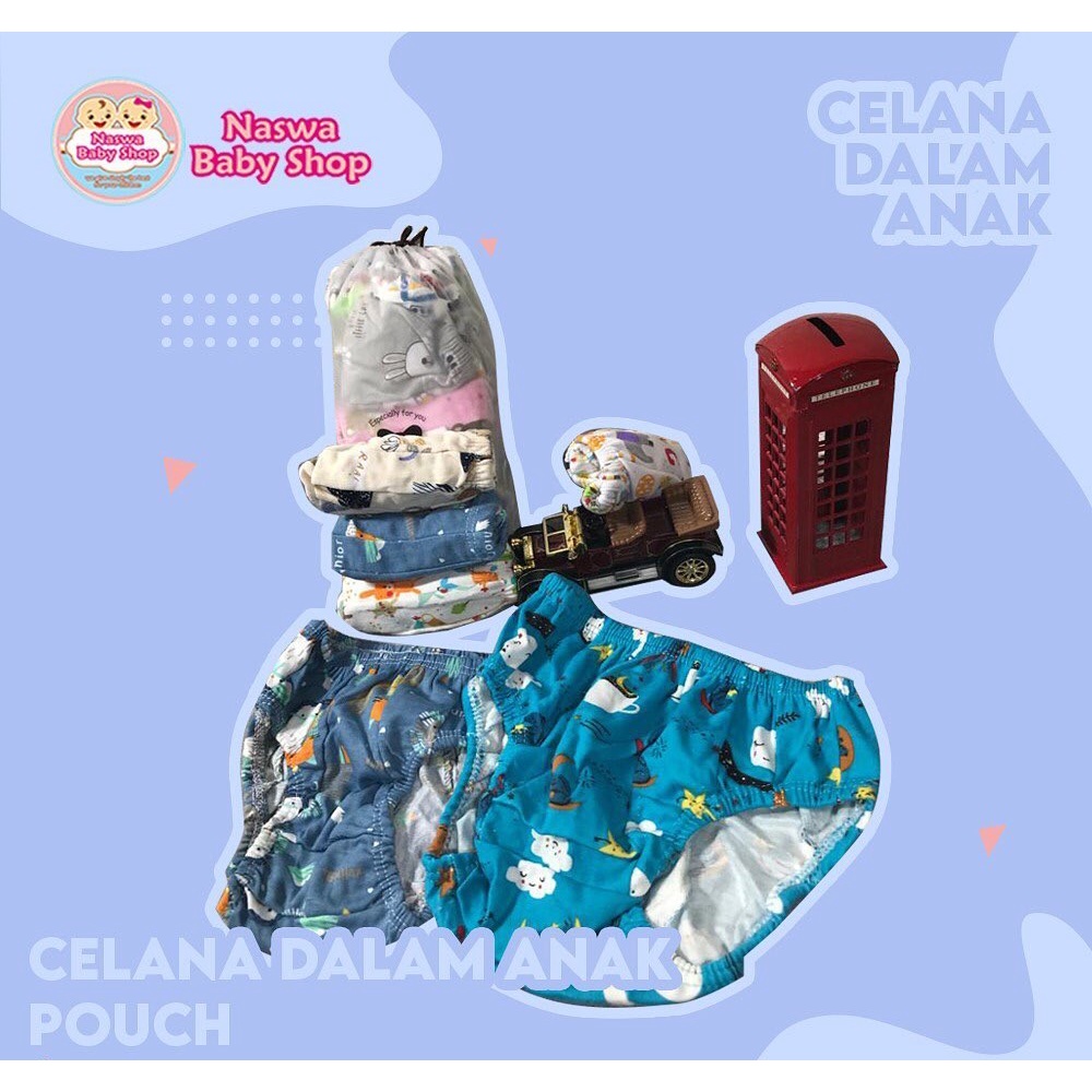 Celana Dalam Anak Velvet Libby Pouch isi 10 pcs