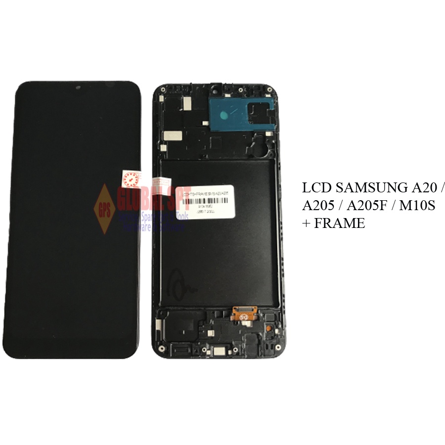 INCLUDE FRAME ONCELL / LCD TOUCHSCREEN SAMSUNG A20 WITH FRAME / A205 / A205F