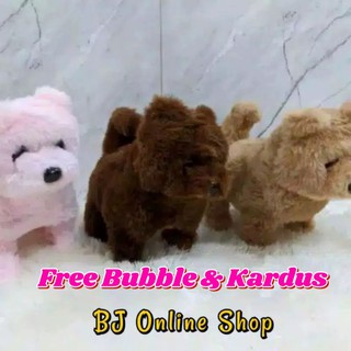 BJ Mainan Boneka ANJING Lucu Dapat Bergerak dan Bersuara BJ Mainan Boneka ANJING Lucu Dapat Bergerak dan Bersuara