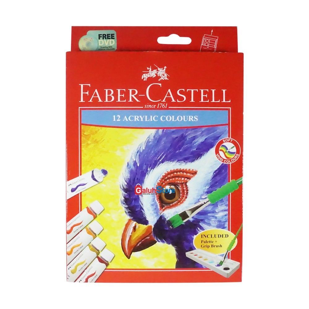 

Faber Castel Cat Akrilik/Acrylic 12 Warna