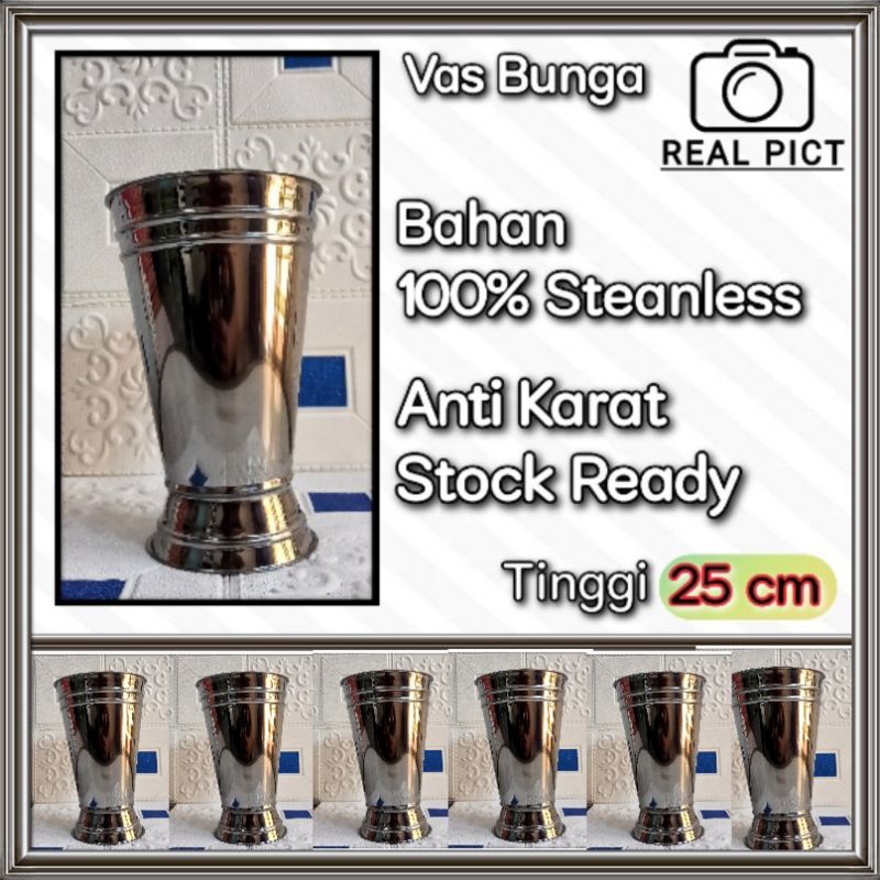 VAS BUNGA DEKORASI / POT BUNGA DEKORASI ( Tinggi 25 cm )