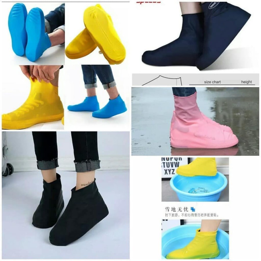 Cover Sepatu Anti Becek Kotor / Sarung Pelindung Sepatu Anti Air