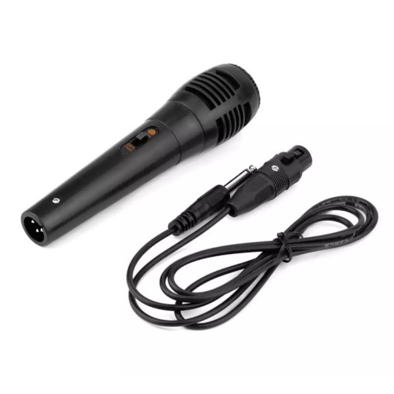 HOMIC Microphone Karaoke Jernih Mix Kabel