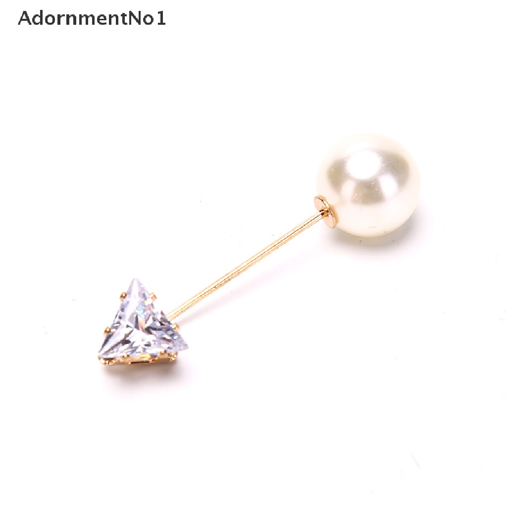 (AdornmentNo1) 10pcs / Set Bros / Pin Aksen Mutiara Imitasi Untuk Aksesoris Wanita