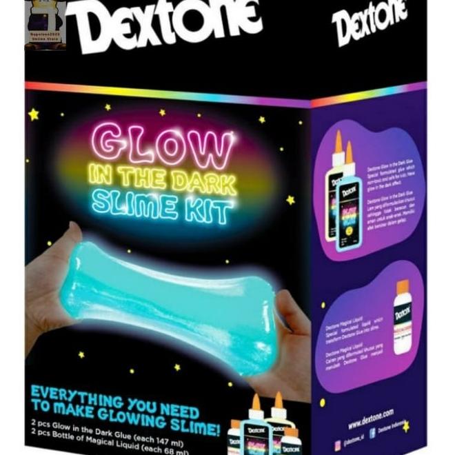 Dextone glow in the dark slime kit