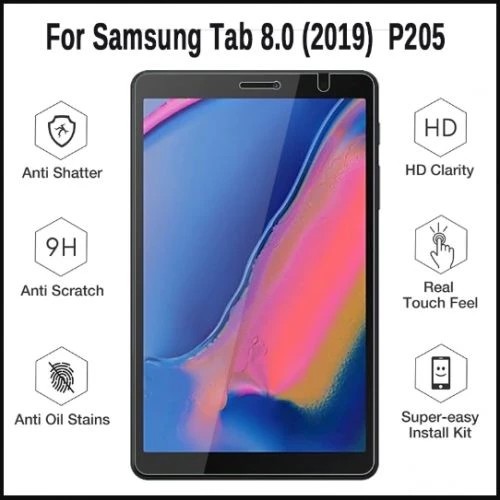 ABT-02 Tempered Glass STD Samsung Tab A 8 Inch / P205 / Anti Gores Kaca