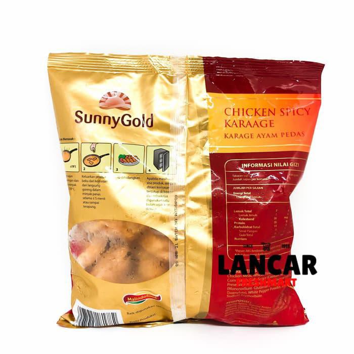 SUNNYGOLD CHICKEN SPICY KARAGE 500GR